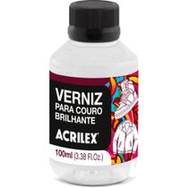Verniz para Couro Brilhante 100ML - Pacote com 6 Unidades