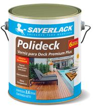Verniz para Deck Premium Polideck Ipê Semibrilho Sayerlack 3,6L