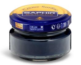 Verniz para sapatos SAPHIR Creme Surfine 50ml Cera de abelha azul marinho Verniz para sapatos SAPHIR Creme Surfine 50ml Cera de abelha azul marinho
