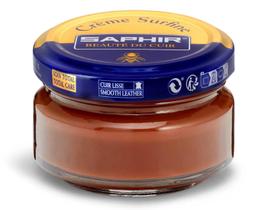 Verniz para sapatos SAPHIR Creme Surfine Beeswax Medium Brown 50ml Verniz para sapatos SAPHIR Creme Surfine Beeswax Medium Brown 50ml
