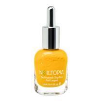Verniz para unhas Nailtopia Glow Up Vibrant Mostarda Amarelo 12mL