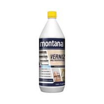 Verniz Piso Base Água Fosco 1 Litro - Proteção para Madeira interna - Montana