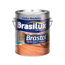 Verniz Premium Brilhante Brastol Mogno 3,6L - Brasilux Verniz Premium Brilhante Brastol Mogno 3,6L - Brasilux