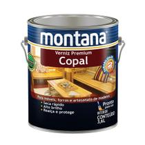Verniz Premium Copal Incolor Brilhante 3,6L Montana para Madeira Acabamento Interior