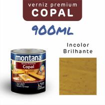 Verniz Premium Copal Incolor Brilhante Interior 900ml e 3,6l Montana Madeira