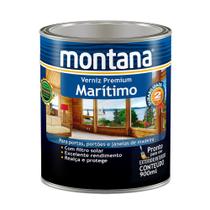 Verniz Premium Marítimo Natural Brilhante 900ml Montana Madeira - Alta Durabilidade e Proteção