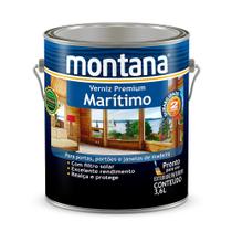 Verniz Premium Maritimo Natural Fosco 900ml e 3,6L Montana