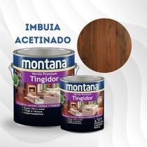 Verniz Premium Tingidor Imbuia Acetinado 3,6L Montana Madeira
