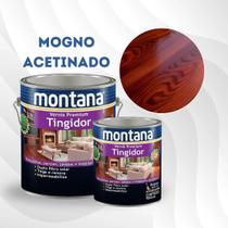 Verniz Premium Tingidor Mogno Acetinado 900ml Montana Madeira