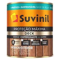 Verniz Proteção Máxima Deck Acetinado Natural com 0,9 Litro - 50739839 - SUVINIL Verniz Proteção Máxima Deck Acetinado Natural com 0,9 Litro - 50739839 - SUVINIL