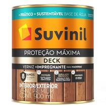 Verniz Proteção Máxima Deck Brilhante Natural 0,9 Litro - 50739837 - SUVINIL Verniz Proteção Máxima Deck Brilhante Natural 0,9 Litro - 50739837 - SUVINIL