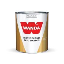 Verniz PU 5500 Alto Sólidos Kit - 900ml Wanda - Wanda Automotiva