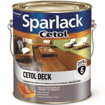 Verniz Sparlack Cetol Deck Semi Brilho para Madeira Natural 3,6 Litros - SPARLACK