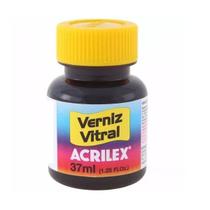 Verniz Vitral Acrilex 37 Ml Cor Preto 520