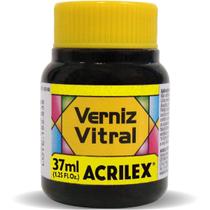 Verniz Vitral Amarelo Ouro 37ML.