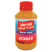 Verniz Vitral Fosco Acrilex 100ml Incolor - 08410-806