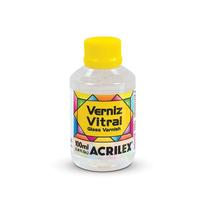Verniz Vitral Incolor 100ml Acrilex Kit C/ 2 Unidades