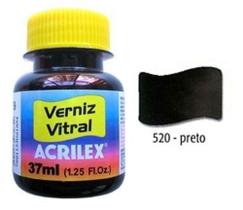 Verniz Vitral Preto 520 Acrilex