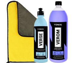 Verom Verniz De Motor Verse Protetor De Plasticos Pano Micro