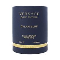 Versace Dylan Blue para Mulheres Eau De Parfum Spray, 3.4 Oz