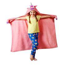 Versão 2021 Cobertor Bright Eyes - Cobertor Super Soft para Crianças com Luzes LED - Cobertor Encapuzado, Robe, Cobertor de Arremesso Confortável, Unicórnio Cobertor Fuzzy Quente, Cobertor Animal, Lavável à Máquina