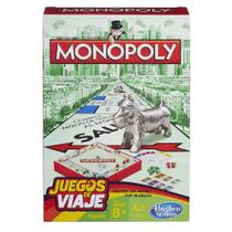 Versão compacta do jogo Hasbro Gaming Monopoly Grab and Go