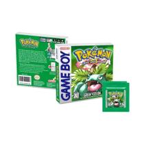 Versão Dos EUA Inglês GBC Game Card Boxed Pokémon Vermelho Amarelo Azul Verde Ouro Prata Coleção