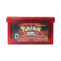 Versão EUA Pokémon Ruby Sapphire Emerald FireRed LeafGreen Cartucho De Jogo GBA 32 Bits Gameboy