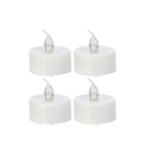 Versatilidade em Miniatura Kit 4 Velas LED Artificial Brilho Duradouro Versatilidade em Miniatura Kit 4 Velas LED Artificial Brilho Duradouro