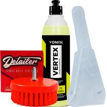 Vertex 500ML Limpador de Estofados Sofa Bancos Carpetes Tapetes Geral Automotivo Concentrado Bocal Extratora Escova Drill Agressiva Detailer