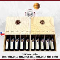 Vertical Vinho Seña 2009 a 2018 Vertical Vinho Seña 2009 a 2018