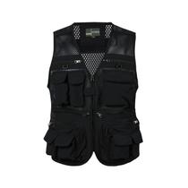 Vest Spanye Work Utility Outdoor para homens, preto, tamanho XXL