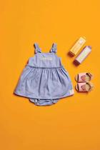 Vestbody em Chambray Bebê Kukiê