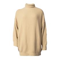 Veste Legging Feminino Biamar Fio Pluma Bege Escuro