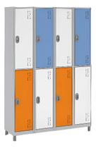 Vestiário Academia: Roupeiro Aço 8 Portas Grandes com Tranca Vestiário Academia: Roupeiro Aço 8 Portas Grandes com Tranca