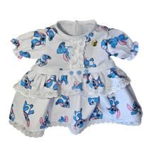 Vestidinho para Bebê Reborn estampa do STITCH - Inspyrar