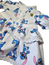 Vestidinho para Bebê Reborn estampa Stitch Vestidinho para Bebê Reborn estampa Stitch
