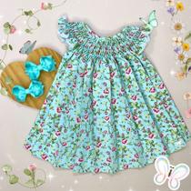 Vestido abelhinha floral tiffany