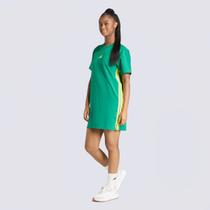 Vestido Adidas 3 Listras Feminino Verde
