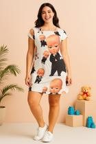 Vestido Adulto Estampado Tema Poderoso Chefinho Vestido Adulto Estampado Tema Poderoso Chefinho