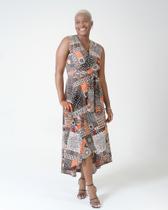 Vestido Africano Transpassado Moda afro roupas africanas - Catumbela Br