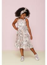 Vestido Alça Algodão Bichinhos Pituchinhus