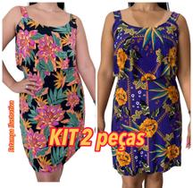 Vestido Alça Babado no Busto Em Liganete Malha Fria Envio 12 a 24 h