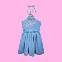 Vestido Alça Infanti Barbie Dream