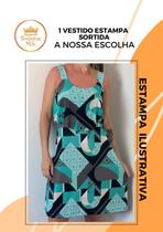 Vestido Alcinha Com Babado em Busto Regular Cor:1 Vestido Estampa Sortida Vestido Alcinha Com Babado em Busto Regular Cor:1 Vestido Estampa Sortida