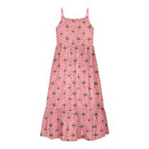 Vestido Alcinha Infantil Menina Tropical Rosa Alakazoo Vestido Alcinha Infantil Menina Tropical Rosa Alakazoo