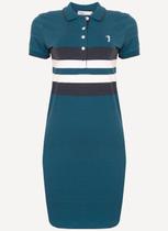 Vestido Aleatory Listrado Inspired Azul