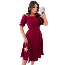 Vestido Alfaiataria Evangélico Fenda Lateral Vinho Uma Forma da Moda Size Standard Multiuso Average Vestido Alfaiataria Evangélico Fenda Lateral Vinho Uma Forma da Moda Size Standard Multiuso Average