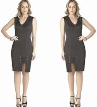 Vestido alfaiataria Smel tubinho Vestido alfaiataria Smel tubinho