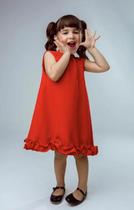 Vestido Algodão Social Infantil